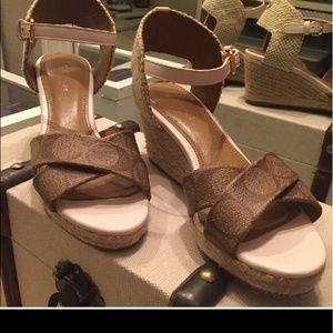 Coach espadrilles wedge